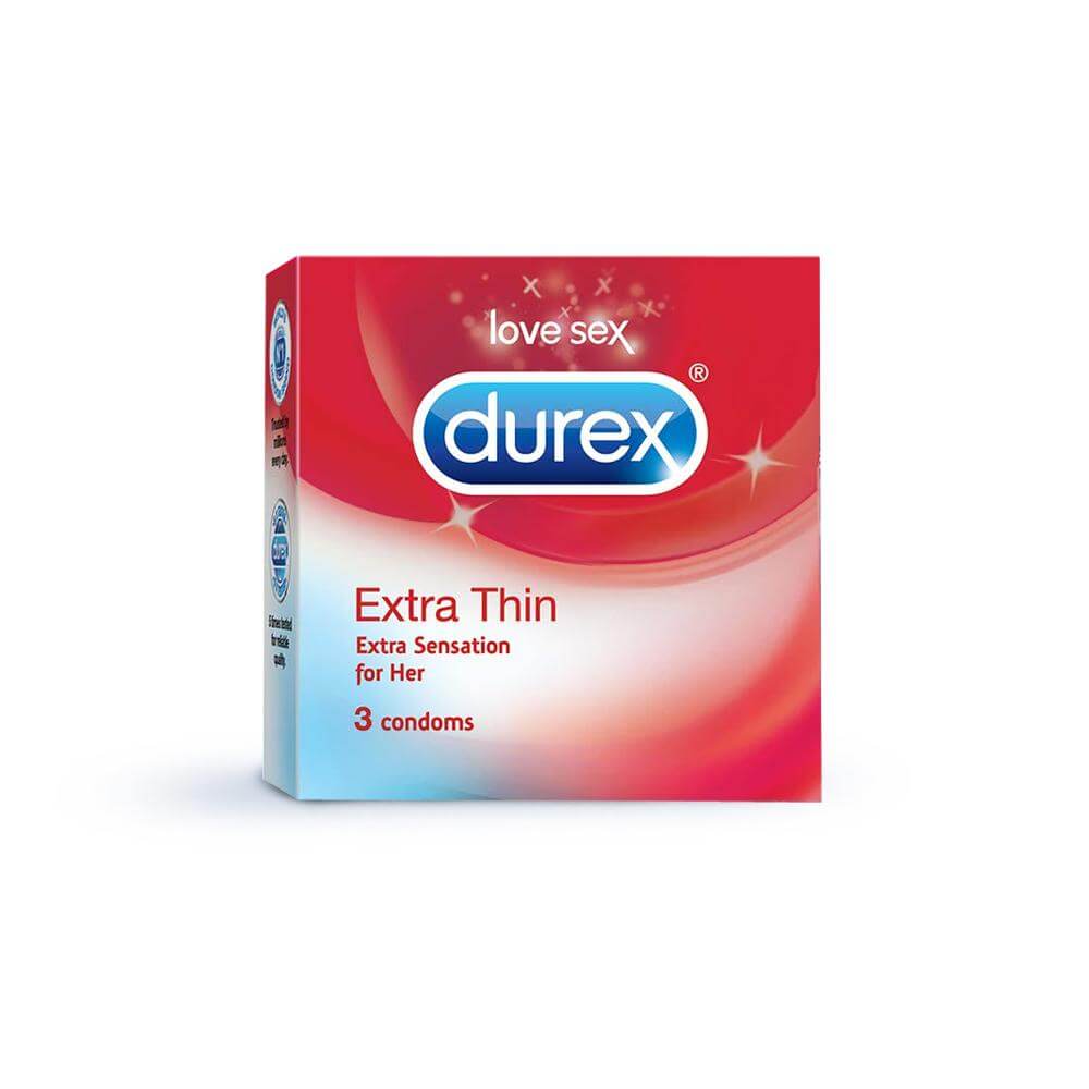 Durex Extra Thin Condom Pack of 3 from Itspleazure