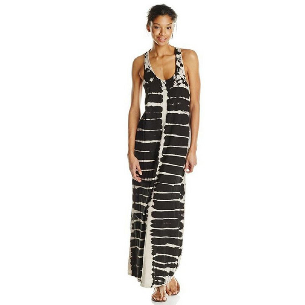 ItspleaZure Tiger Stripe Style Maxi Dress for  at itspleaZure