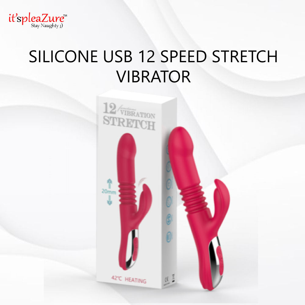 it'spleaZure 12-Speed Stretch Vibrator - Flexible silicone vibrator with heating and 12 vibration modes