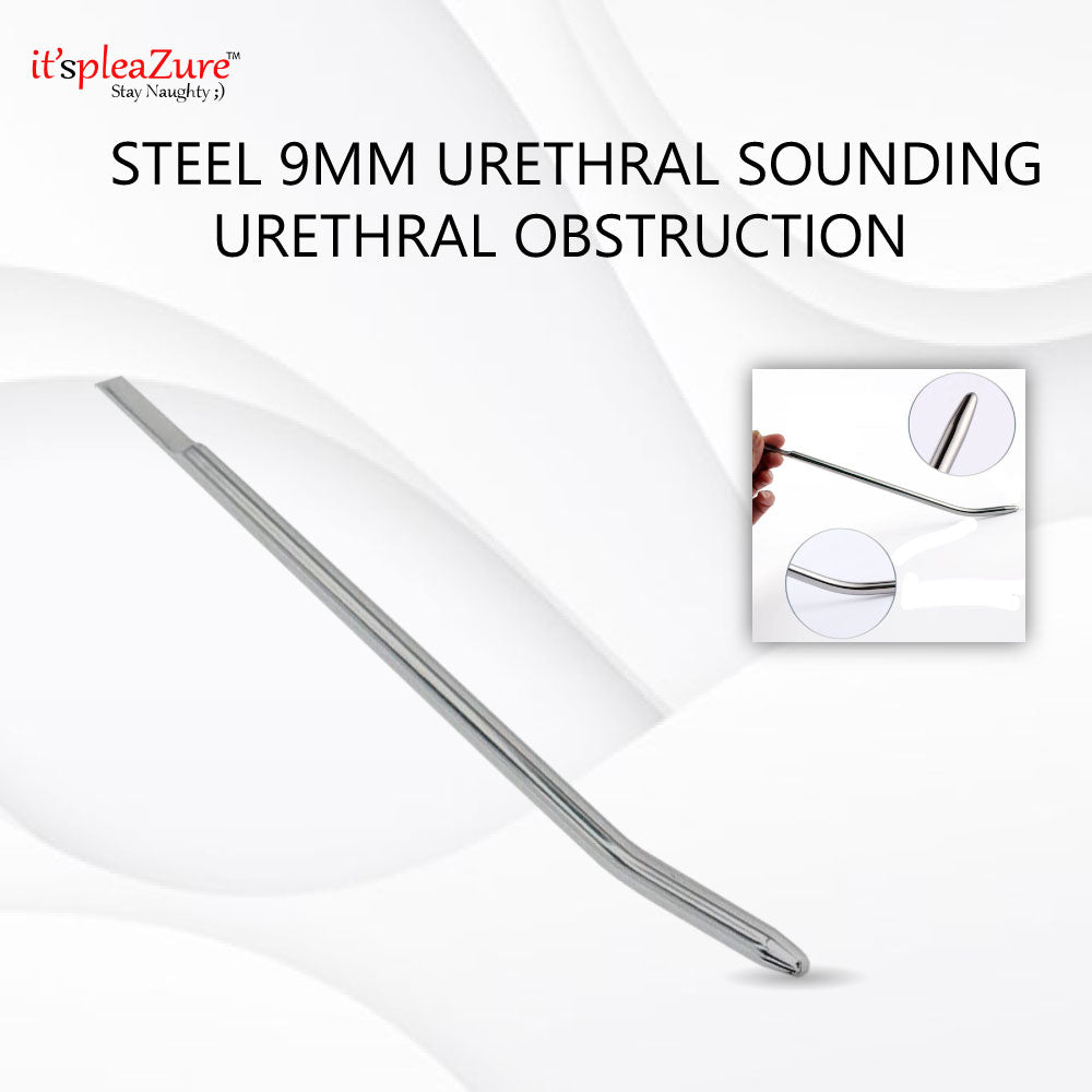 Itspleazure steel 9 mm Urethral Dilator 