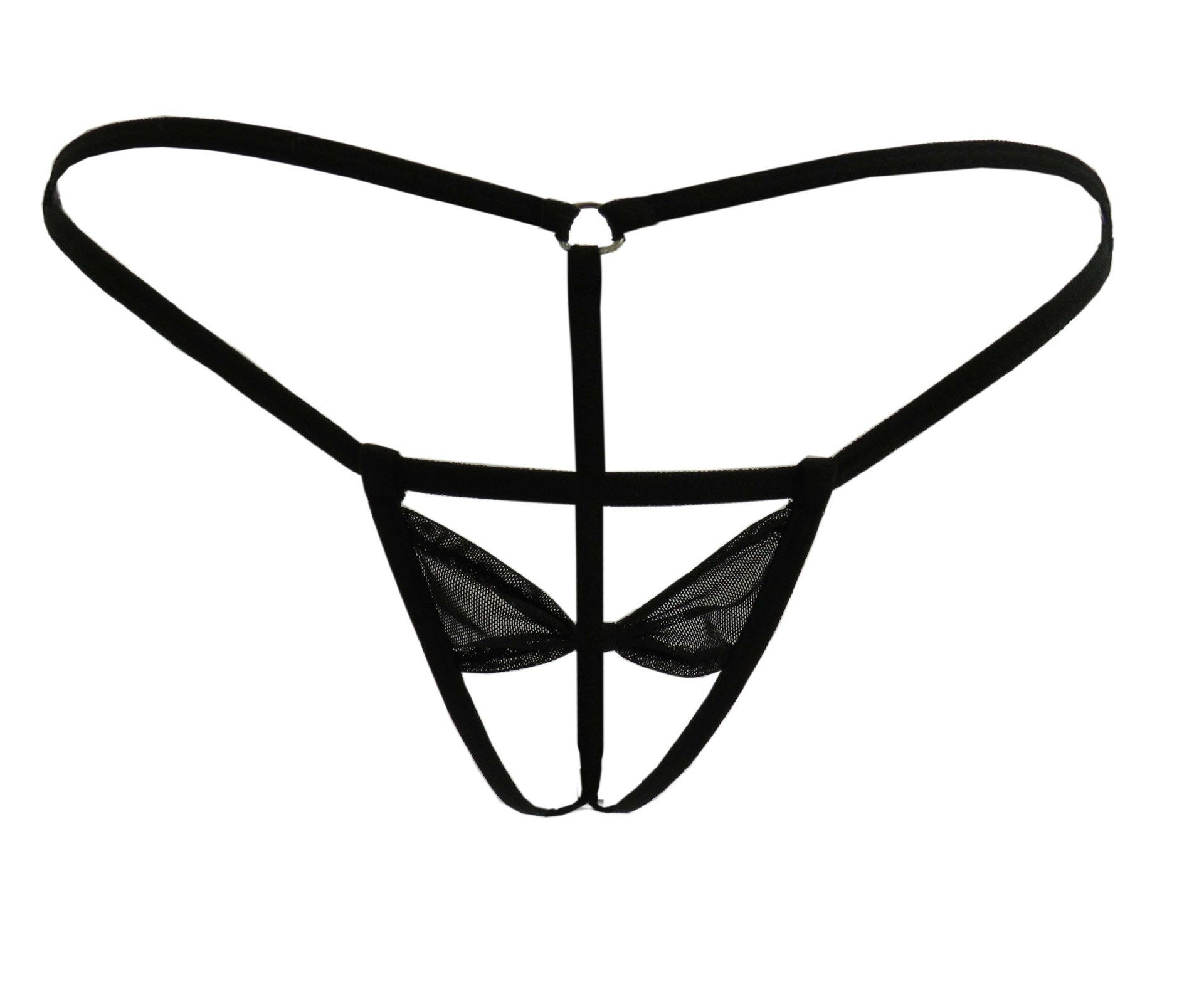 Black Bikini Mini G-String for Women at itspleaZure