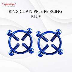 Itspleazure Ring Clip Nipple Peircing Breast Clamps