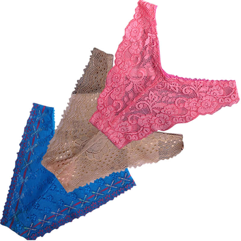 ItspleaZure Women's G-String Panties Thongs Underwear (Pack Of 3)