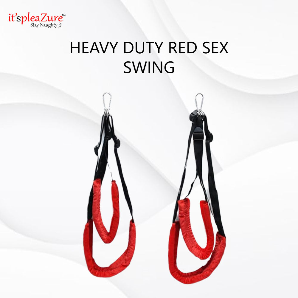 Heavy Duty Red Sex Swing Set from ItspleaZure