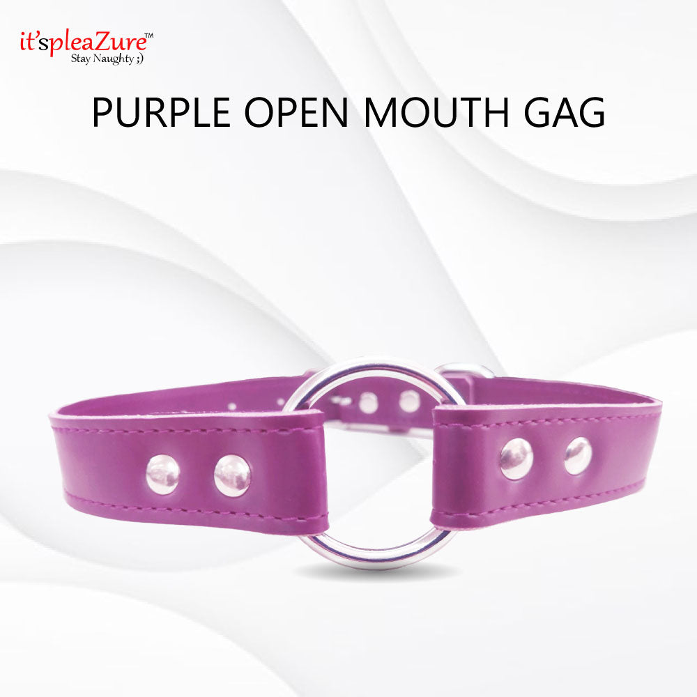Open Mouth Gag Ring for Bondage and BDSM Play at Itspleazure