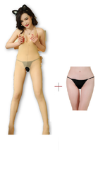 ItspleaZure  Women's Body Stockings & Free Thong (Freesize_Q2MBS034CR_ARBT) for  at itspleaZure