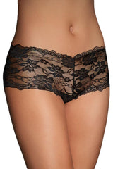 ItspleaZure Woman's Black Lace Naughty Knicker for  at itspleaZure