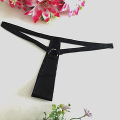 ItspleaZure Sexy Black Bullet Chip Thong for  at itspleaZure